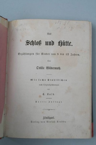 Ottilie wildermuth aus - wildermuth,