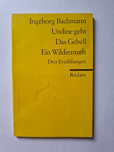 Ingeborg bachmann undine geht - ingeborg,